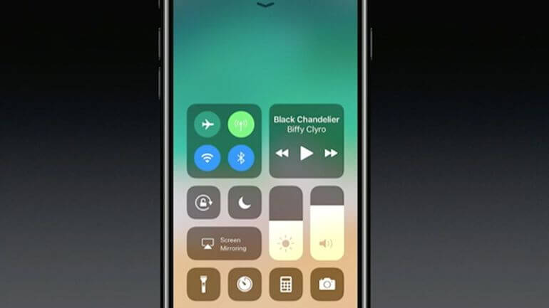 iOS 11 Yeni Kontrol Merkezi